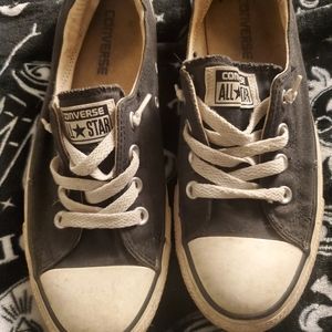 Black Slip On Converse Shoes